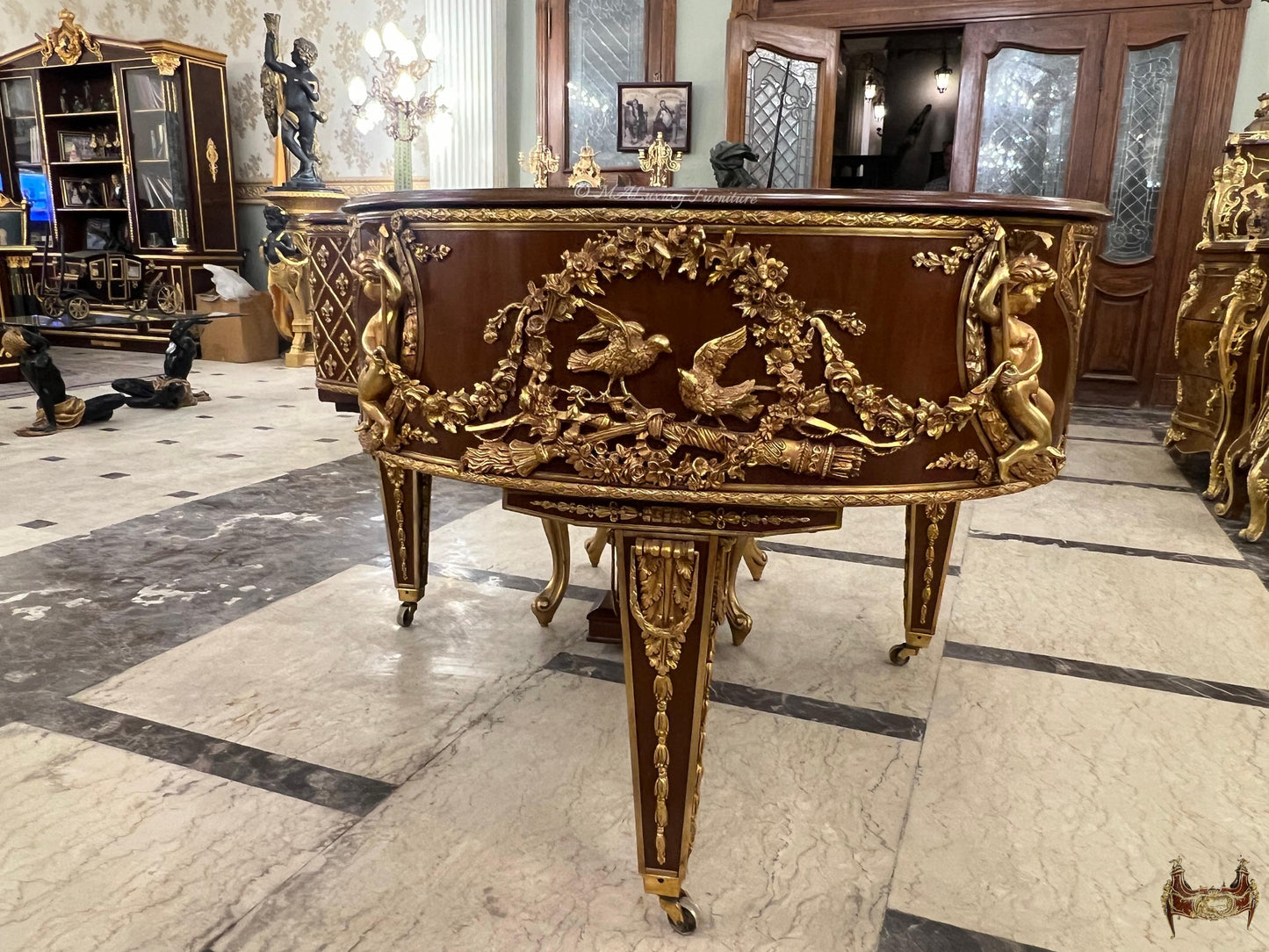 Museum Quality French Rococo Masterpiece Piano
