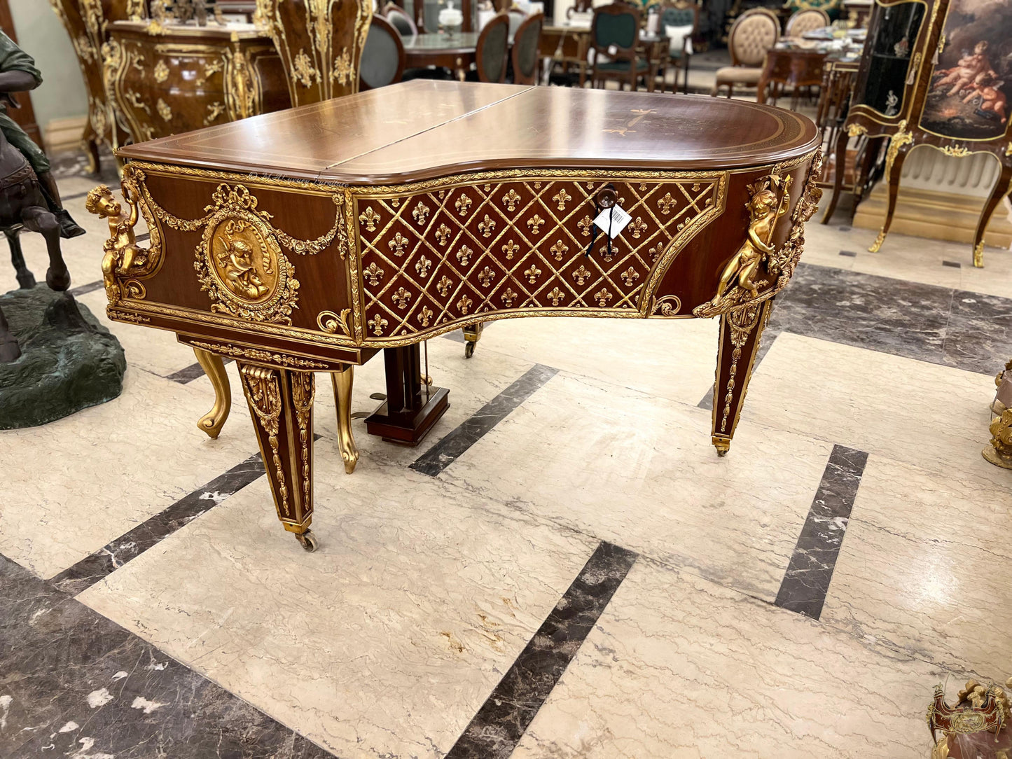Museum Quality French Rococo Masterpiece Piano