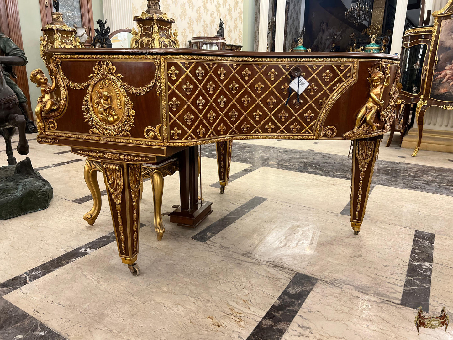 Museum Quality French Rococo Masterpiece Piano