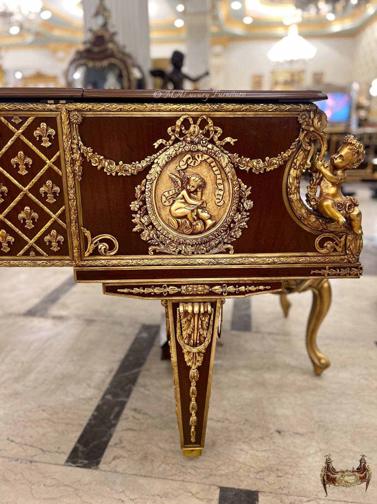 Museum Quality French Rococo Masterpiece Piano