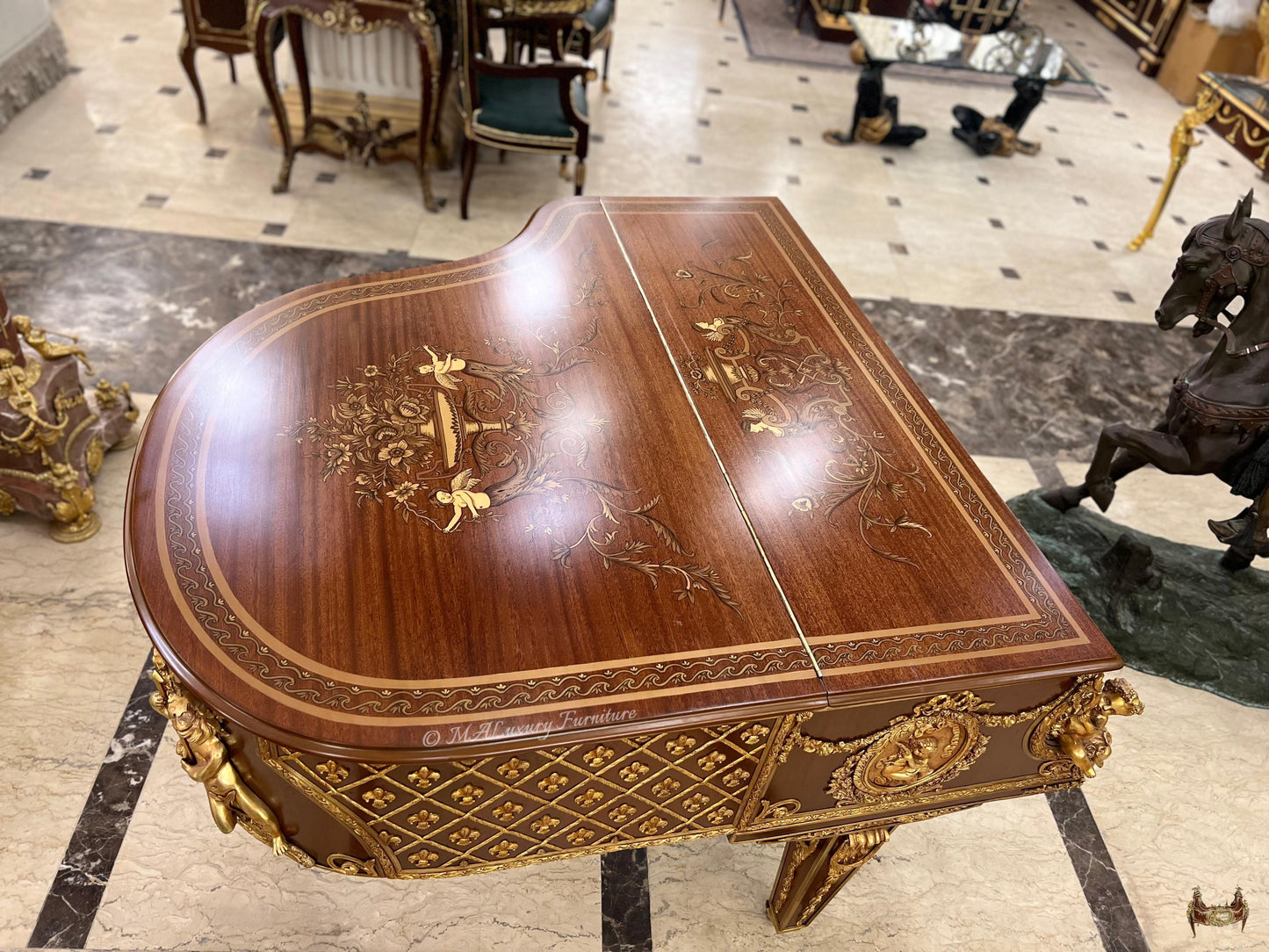 Museum Quality French Rococo Masterpiece Piano