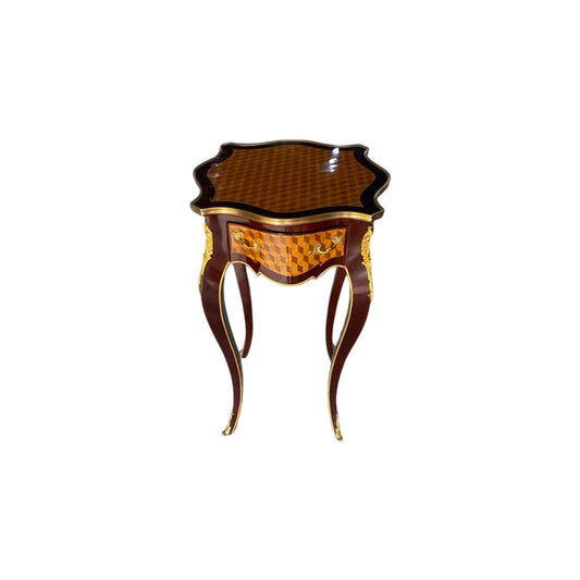 Louis XV Mahogany side Table With Drawer