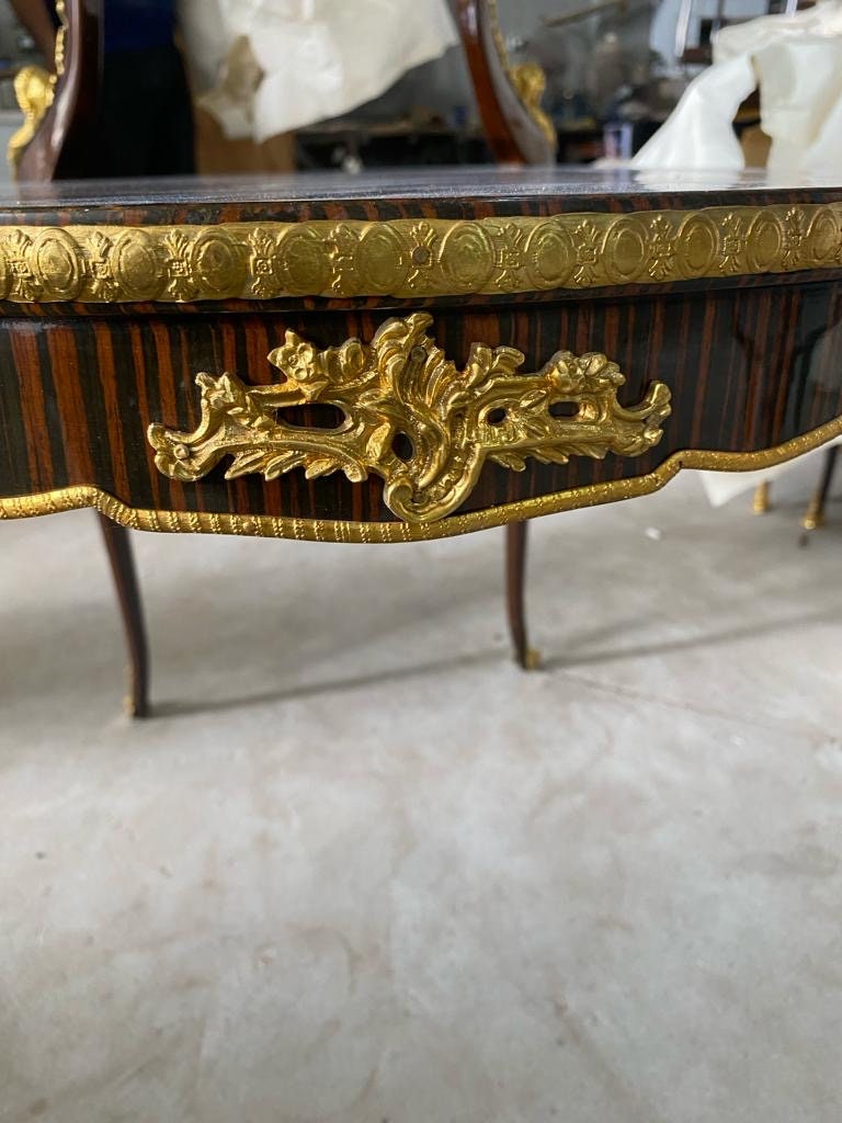 Unique French Side Table or Étagère antique after F. Linke mahogany side tableOut Of Stock -Custom order Avai-Out Of Stock -Made to order