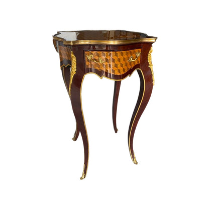 Louis XV Mahogany side Table With Drawer
