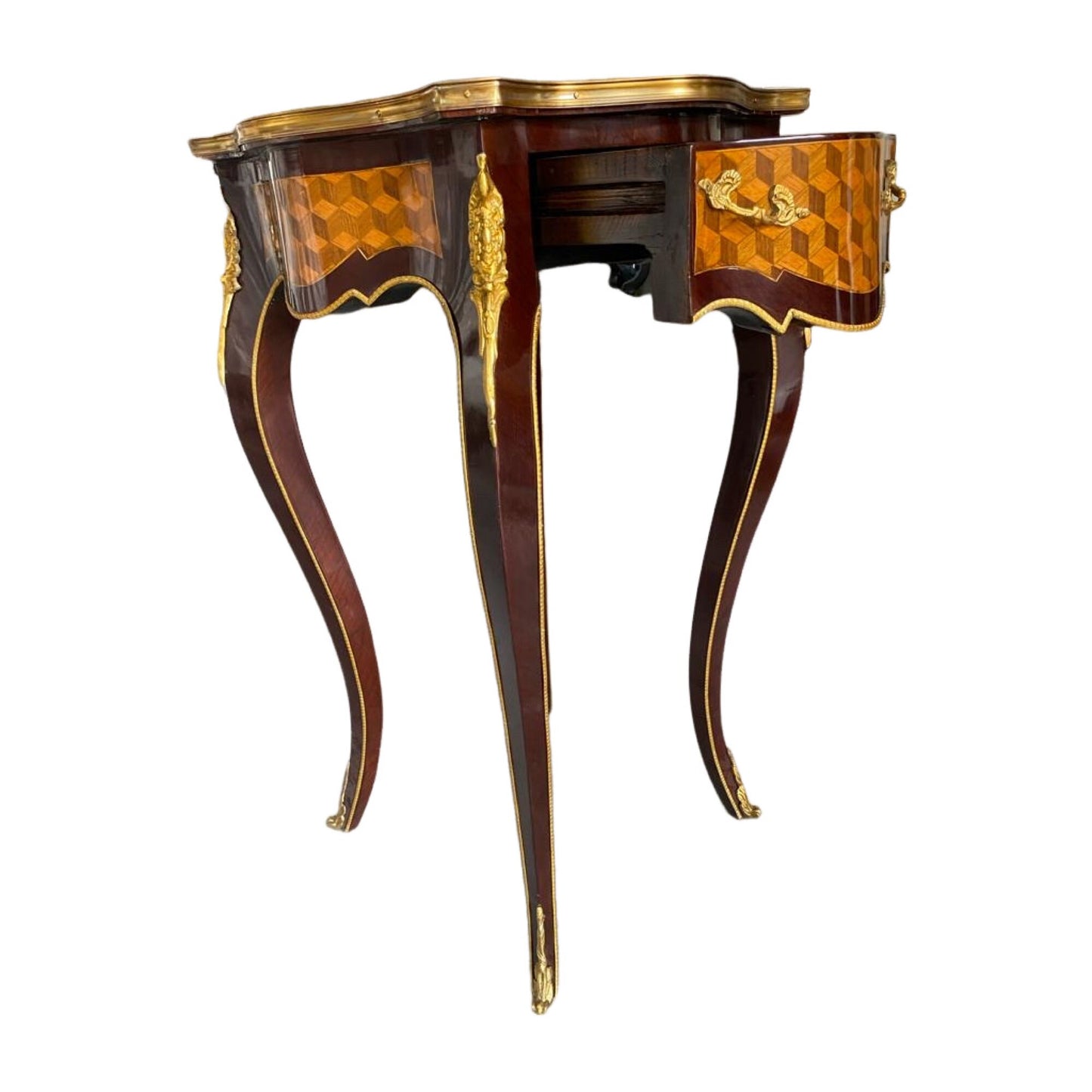 Louis XV Mahogany side Table With Drawer
