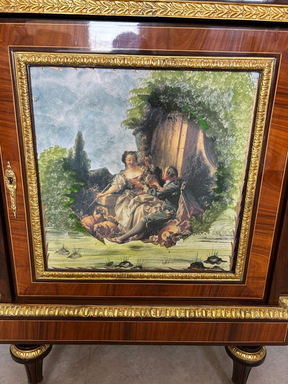 Unique 18th Century's Louis XV Style commode Marble top