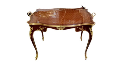 19th Century Louis Quinze French Serving roller wheel Table by Francois Linke