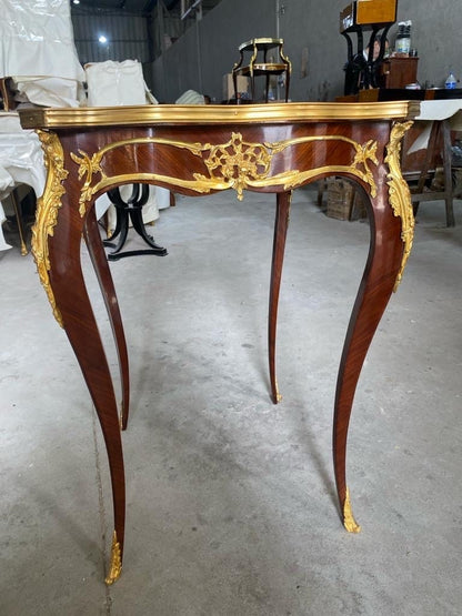 Stunning high end mahogany louis XV side table style -Out Of Stock -Made to order