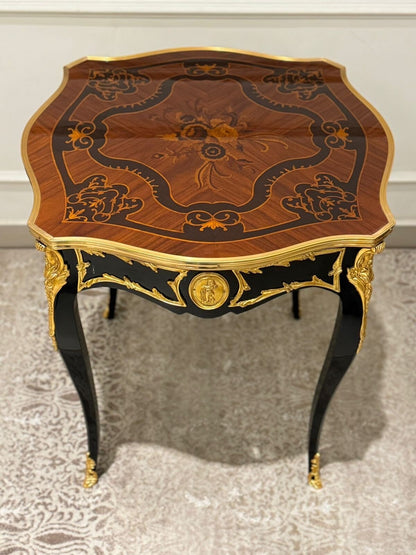 20th Century Louis XV Classic Side Table in Gilt Bronze- Out of Stock-Out Of Stock -Made to order