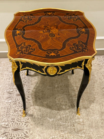 20th Century Louis XV Classic Side Table in Gilt Bronze- Out of Stock-Out Of Stock -Made to order
