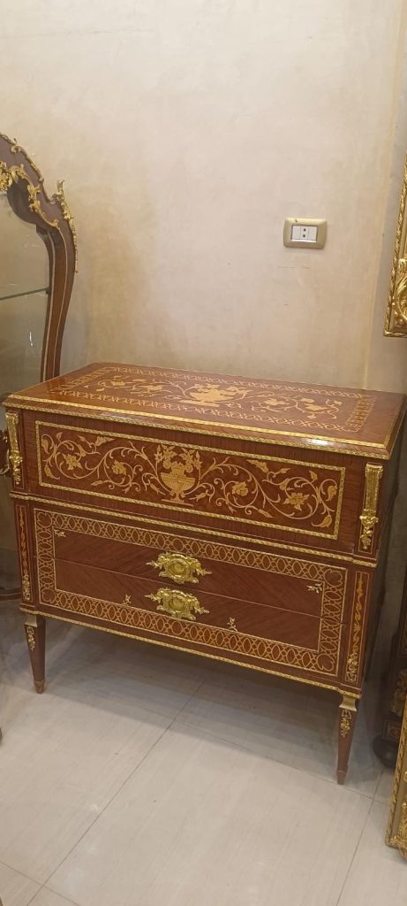 French Louis XVI Secretary Desk | Mahogany Drop Front Writing Desk