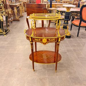 Vintage Mahogany Étagère Trolley with Removable Tray