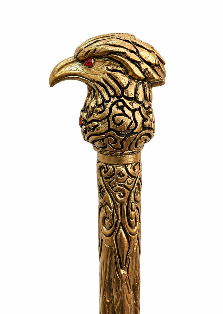 Elegant Eagle Head Decorative Cane - Unique Walking Stick