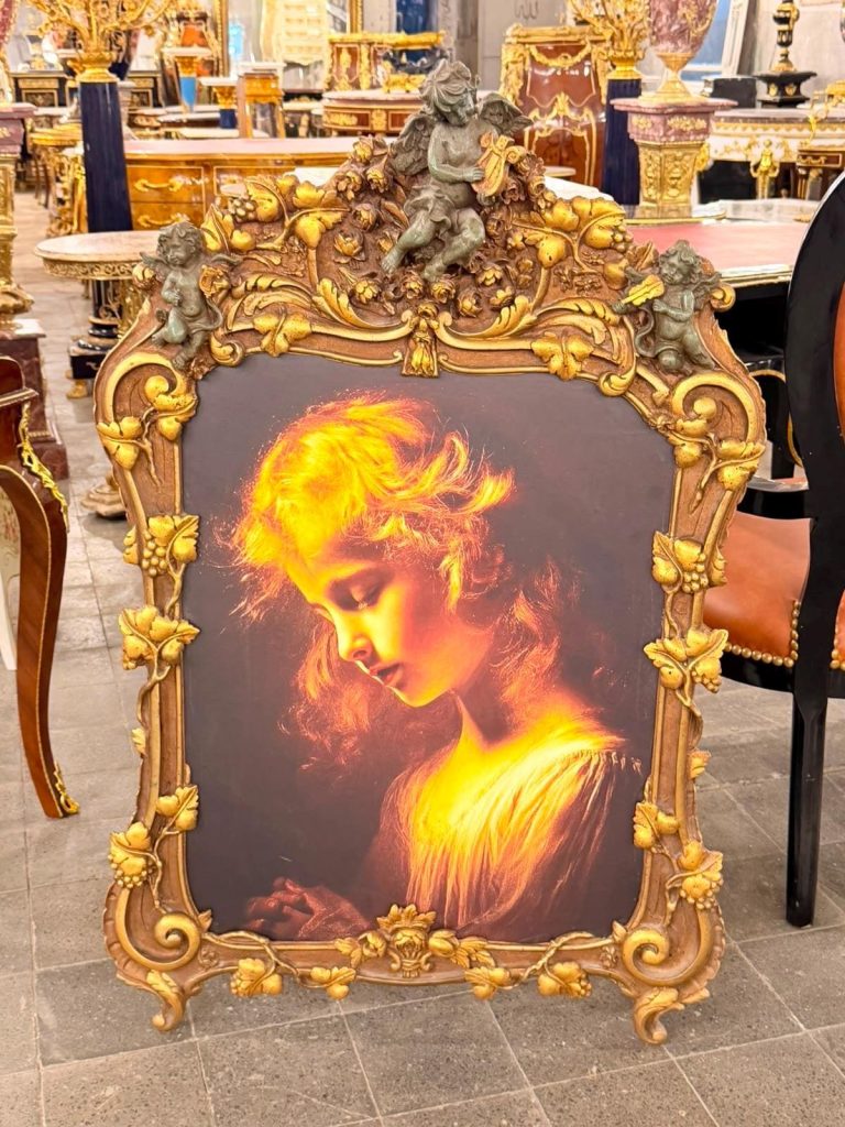 Vintage Rococo Cherub Angel Decorative Wall Art