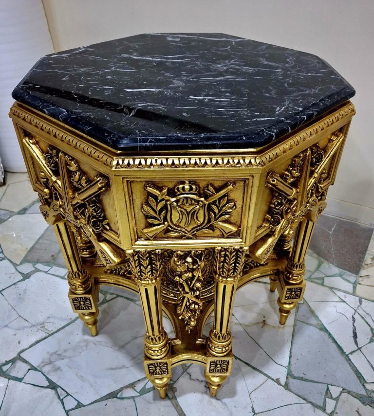 Vintage French Military Trophy Side table